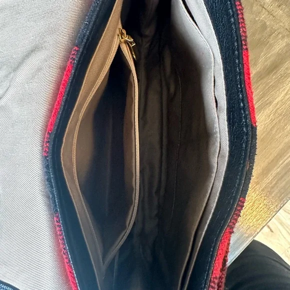 Talbots purse crossbody buffalo check pattern - Picture 4 of 5